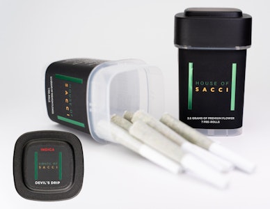 HOUSE OF SACCI - Devil's Drip | Pre-rolls | 0.5g 7-Pack | House of Sacci