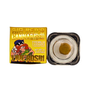 BIG RED'S CANNABIS CO - 1g Big Red's Live Rosin Tier 2 - Diesel Cocktail 72%