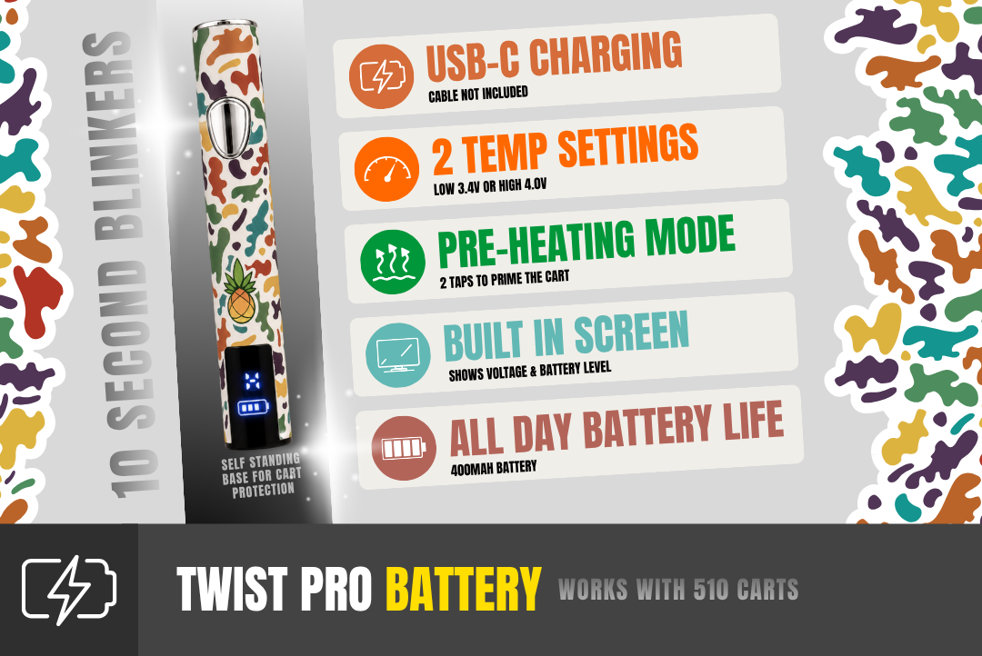 Humble Root Twist Pro Battery (510 Thread) picture