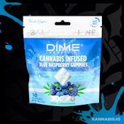 Dime - Blue Raspberry CBG Gummies 10ct 300mg
