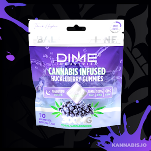 DIME - Dime - Huckleberry CBN Gummies 10ct 300mg