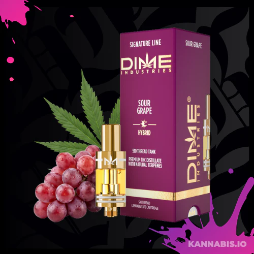 Dime Bag - Dime - Sour Grape - 510 Cartridge 1G Main Image