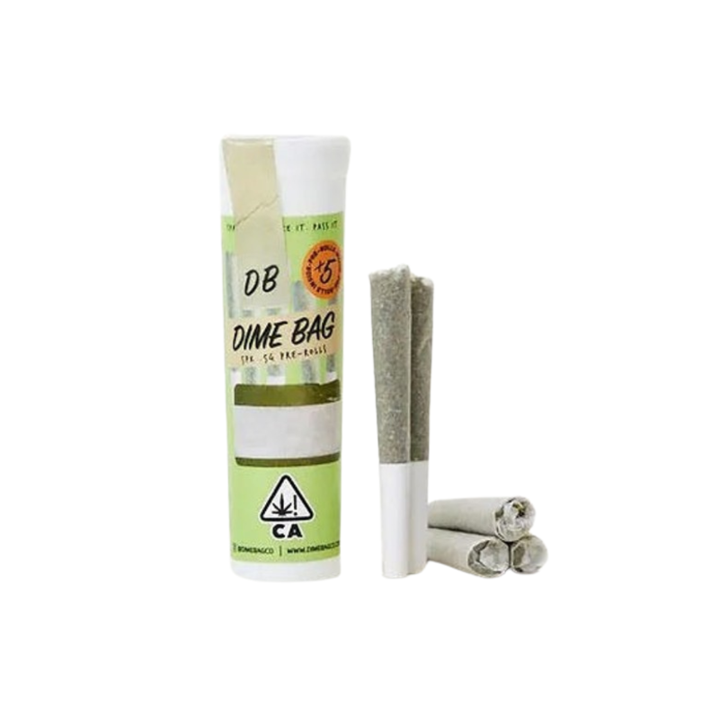 Banana Diesel (S) | .5g 5Pk Prerolls | Dime Bag