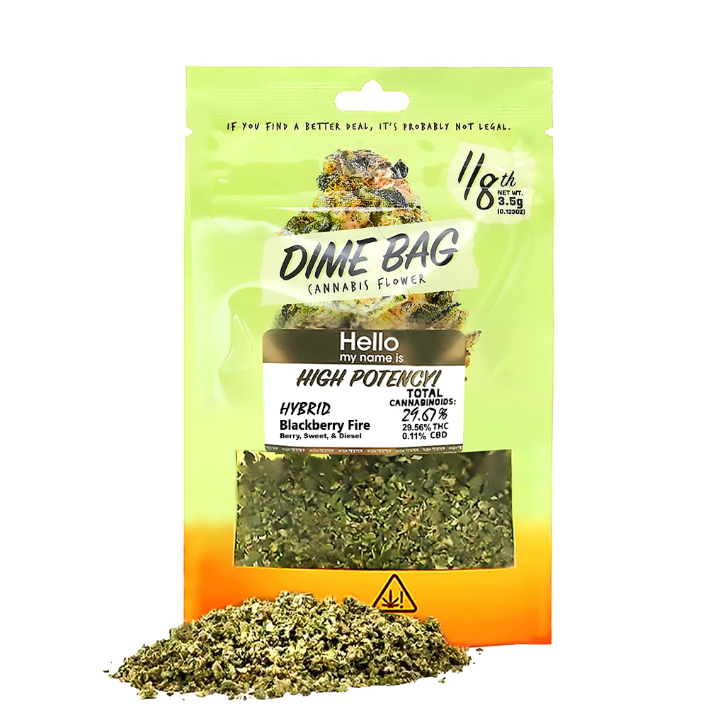 Dime Bag - Blackberry Fire Pre-Ground (Eighth) Main Image