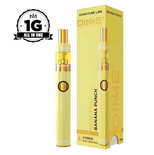 Dime Industries - Dime Industries | Banana Punch |  All-In-One Rechargeable Vape | 1g Main Image