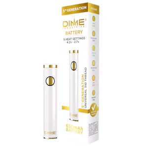 Dime Industries - Dime Industries | White Battery | 5th Generation