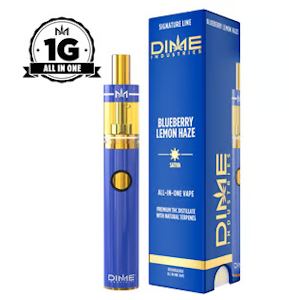 DIME INDUSTRIES - Dime Industries | Blueberry Lemon Haze | All-In-One Rechargeable Vape | 1g
