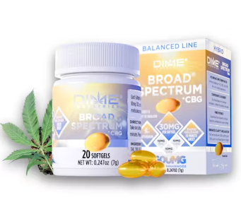 DIME INDUSTRIES - Dime Industries | CBG | Rapid Onset Afternoon Capsules | 20pk | 600mg