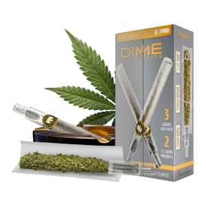 Dime Industries | Z Cube | Double D's | Pre-Roll 2pk | 3g