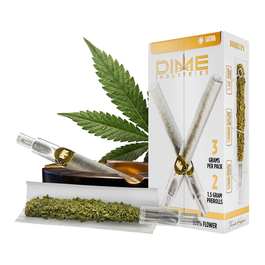 Dime Industries | Black Cherry | Double D's | Pre-Roll 2pk | 3g