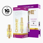 DIME INDUSTRIES: Sour Grape 1g Cartridge (H)