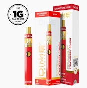 DIME INDUSTRIES: Strawberry Cough Signature 1g Disposable Vape (S)