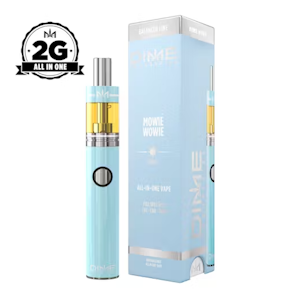 DIME INDUSTRIES - Dime Industries | Mowie Wowie | THCV: CBD : THC | Balanced All-In-One Rechargeable Vape | 2g