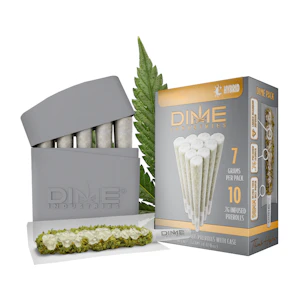 Dime Industries | Watermelon Kush | Dime Pack | Diamond Infused Pre-Roll 10pk | 7g