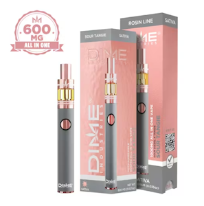 DIME INDUSTRIES - Dime Industries | Sour Tangie | Rosin All-In-One Rechargeable Vape | 0.6g