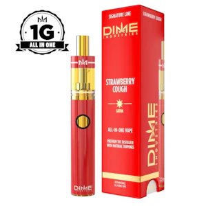 Dime Industries - Dime Industries | Strawberry Cough | All-In-One Rechargeable Vape | 1g