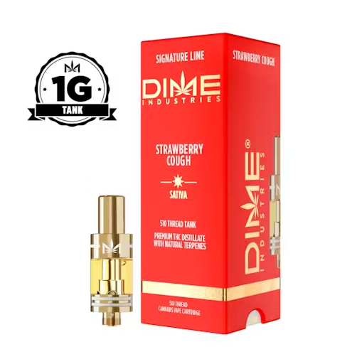 Dime Industries | Strawberry Cough | Cartridge | 1g - Doo