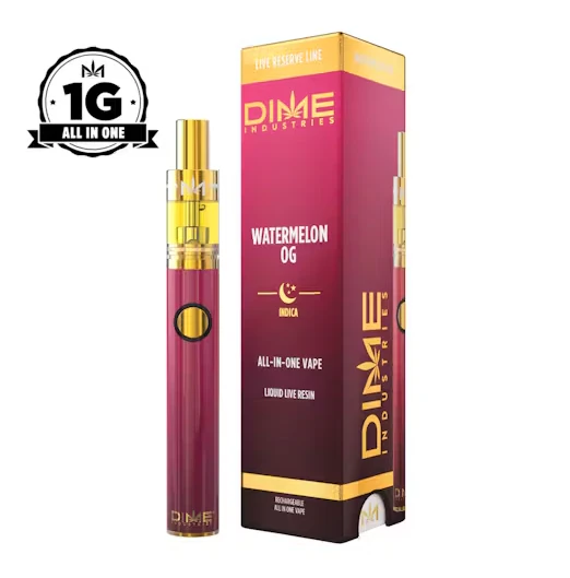 Dime Industries - Dime Industries | Watermelon OG | Live Reserve All-In-One Rechargeable Vape |1g Main Image