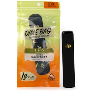DIME BAG - Grapefruit Z 1g All In One Cart - Dime Bag