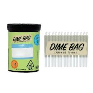 DIME BAG - Dime Bag- Blackberry Kush Prerolls- 7.0g- 14PK