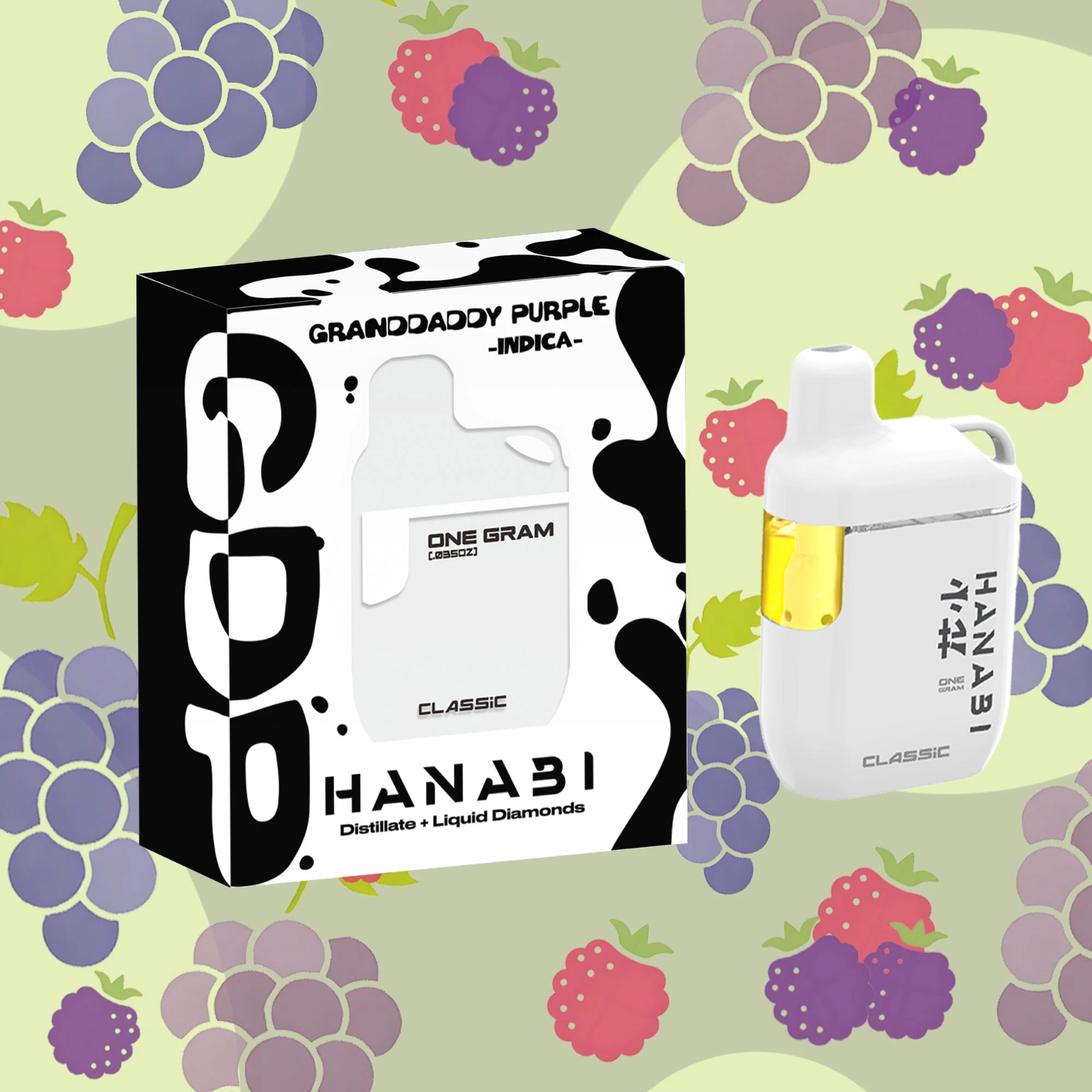 Hanabi - Hanabi - Disposable - Grand Daddy Purple - 1g Main Image