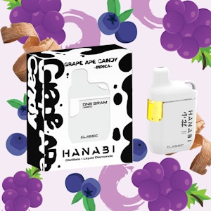 HANABI - HANABI | GRAPE APE C*NDY - AIO | CARTRIDGE | 1G