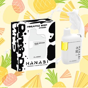 HANABI - HANABI | PINEAPPLE WHIP - AIO | CARTRIDGE | 1G
