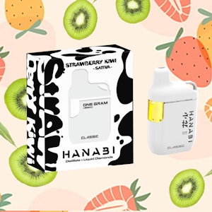HANABI - HANABI | STRAWBERRY KIWI - AIO | CARTRIDGE | 1G