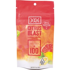 DIXIE - Citrus Blast 100mg 10 Pack Gummies - Dixie