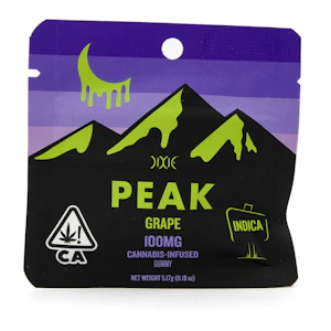 DIXIE - Peak Grape 100mg Single Gummy - Dixie