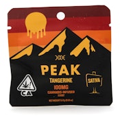 Peak Tangerine 100mg Single Gummy - Dixie