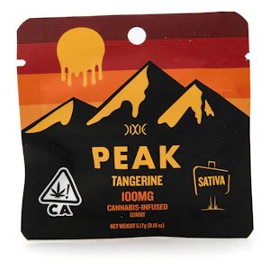 DIXIE - Peak Tangerine 100mg Single Gummy - Dixie