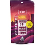 Synergy Cherry Chill 2:1:1 THC:CBN:CBD 200mg 10 Pack Gummies - Dixie