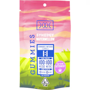 DIXIE - Synergy Watermellow 1:1 200mg 10 Pack Gummies - Dixie