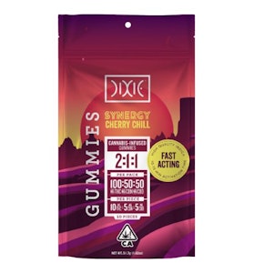 Dixie Elixir - DIXIE: Synergy Cherry Chill 2:1:1 (THC:CBN:CBD) Gummies 10-Piece/100mg (I)