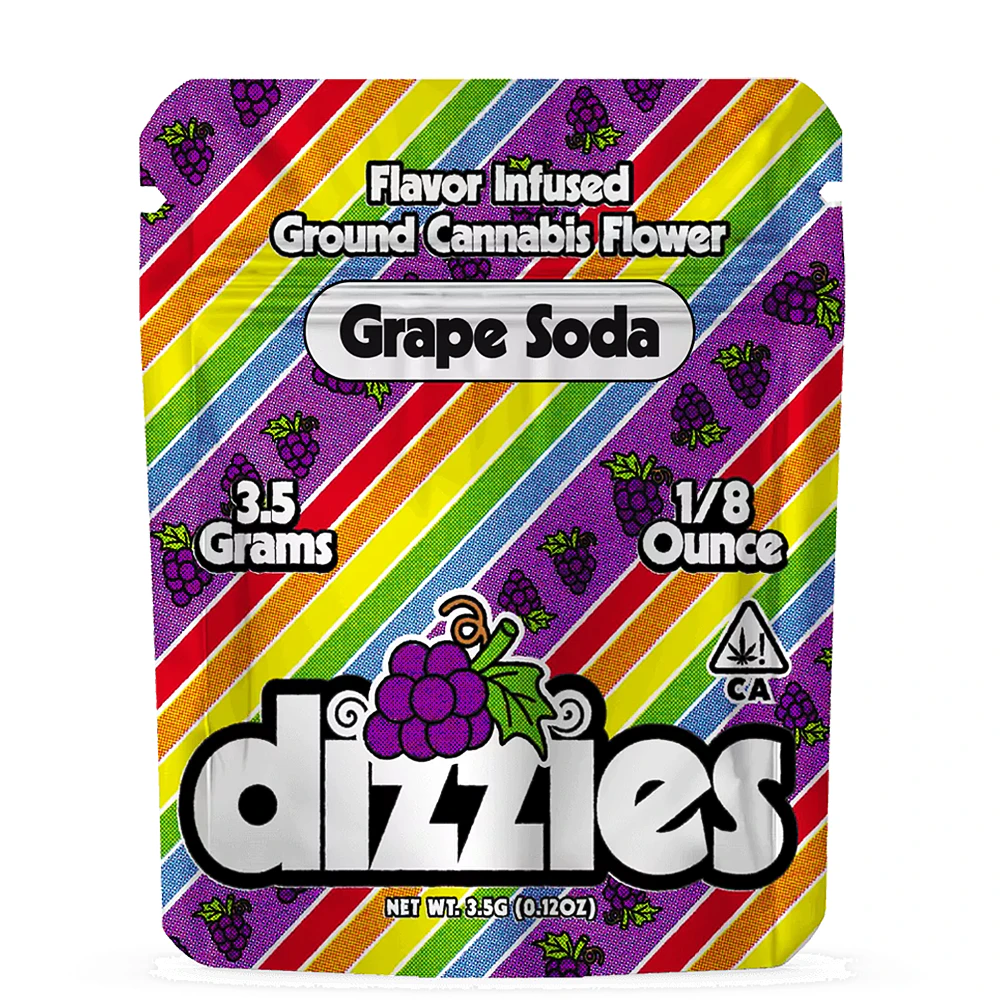 Dizzies - Grape Soda Infused Ground Flower (Eighth) Main Image