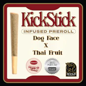 Kick Sticks | Inf PR CR 1pk/1g [S] | Dog Face X Thai Fruit