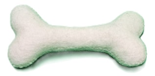 High & Pure: Dog Toy Bone - White