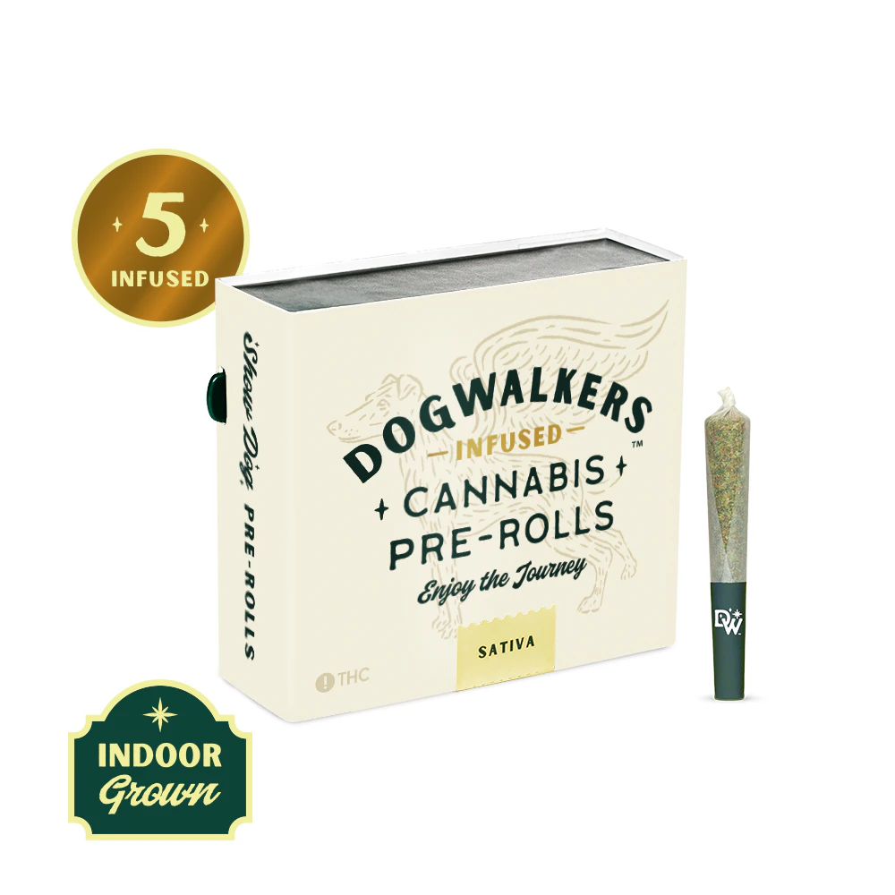 Dogwalkers - Sour Diesel infused pre-roll | .45g, 5pack Main Image