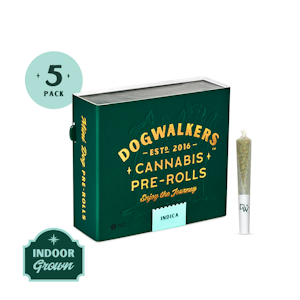 DOGWALKERS - DogWalkers | GMO  | Pre-Roll 5pk | 1.75g Indica
