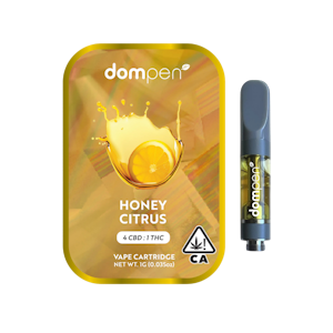 Dompen - Honey Citrus | 1g 4:1 CBD:THC Cartridge Vape | Dompen