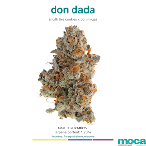 MOCA Flowers - MOCA Flowers - 1/8th Mylar Bag - Don Dada