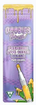 Doobies - Doobies Brush- 2g Live Resin Brush- Grape Runtz Main Image