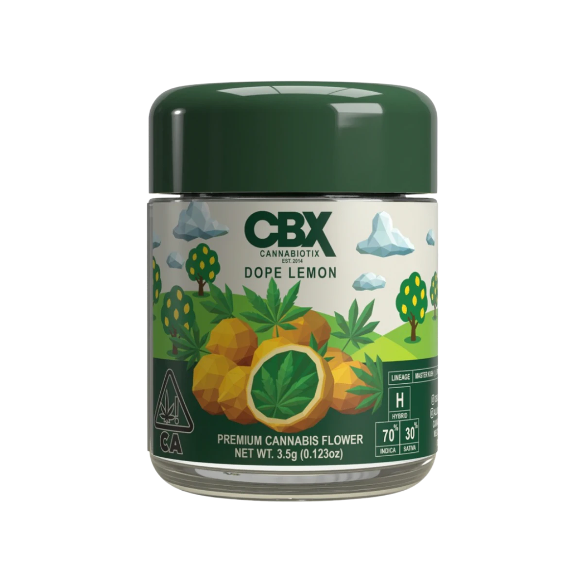 CBX: Cannabiotix - Dope Lemon (H) | 3.5g Premium Flower | CBX Main Image