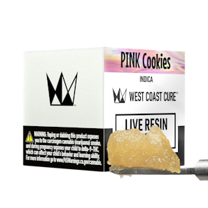 WEST COAST CURE - Pink Cookies (I) | 1g Live Resin Sugar | West Coast Cure