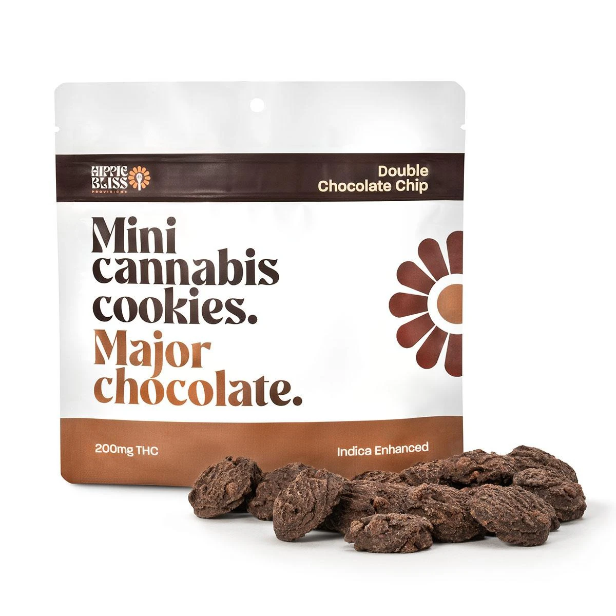 Hippie Bliss - Double Chocolate Chip Cookies - 20 Cookies Main Image