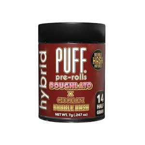PUFF - PUFF Doughlato x Chocolope Bubble Hash Infused 14-Pack Pre-Roll 7.0g