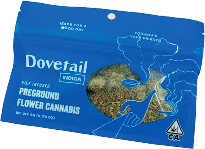 DOVETAIL -  Dovetail | GMO | Kief infused | Pre-Ground | 5g