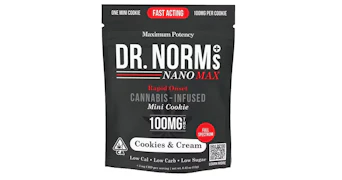 Dr. Norm's - Cookies & Cream NANO Max Cookie - 100mg
