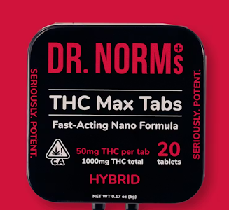 DR. NORM'S - Dr. Norms 1000mg MAX Hybrid Tablet 20pk